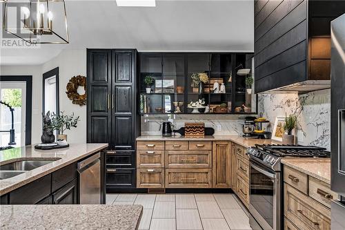 18274 Samuel Drive, Cornwall, ON - Indoor Photo Showing Kitchen With Double Sink