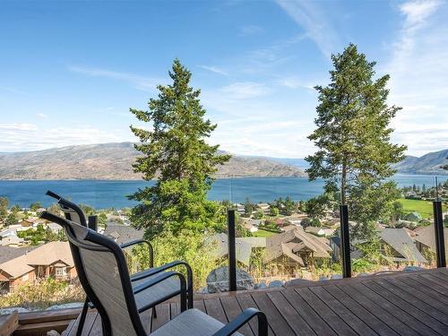 6131 Seymoure Lane, Peachland, BC - Outdoor With Body Of Water With Deck Patio Veranda With View