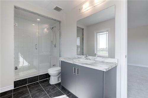 Primary Bedroom - 3PC Ensuite - 419 Vanilla Trail, Thorold, ON - Indoor Photo Showing Bathroom
