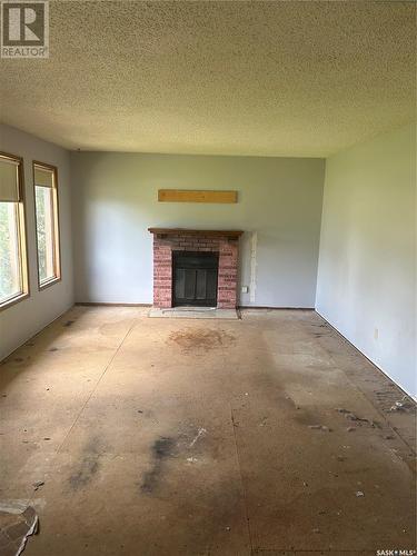 201 Benson Avenue, Pangman, SK - Indoor With Fireplace