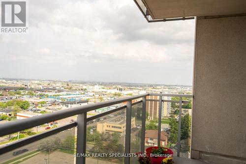 1603 - 215 Queen Street E, Brampton (Queen Street Corridor), ON - Outdoor With Balcony With View