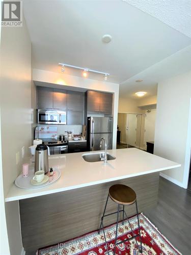 1706 - 66 Forest Manor Road S, Toronto, ON - Indoor Photo Showing Kitchen With Double Sink