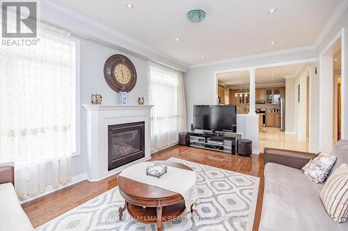 240 St.Urbain Drive, Vaughan (Vellore Village), ON - Indoor Photo Showing Living Room With Fireplace