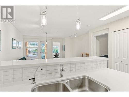 571 Yates Road Unit# 300, Kelowna, BC - Indoor Photo Showing Kitchen With Double Sink