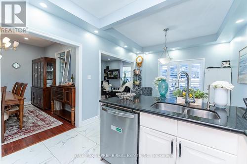 27 Savita Road, Brampton (Fletcher'S Meadow), ON - Indoor Photo Showing Kitchen With Double Sink