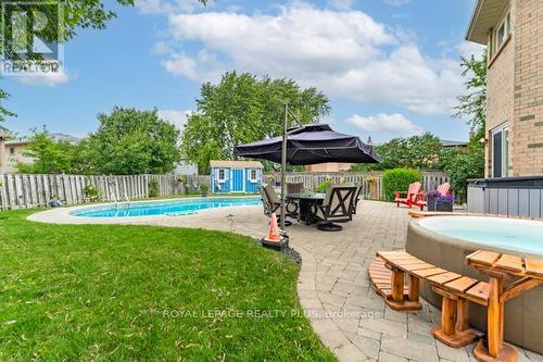 3139 Barwell Road, Mississauga, ON - Outdoor With In Ground Pool With Deck Patio Veranda With Backyard