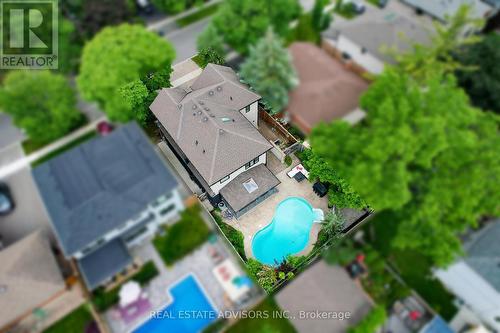 39 Burrows Avenue, Toronto (Islington-City Centre West), ON - Outdoor With In Ground Pool With View