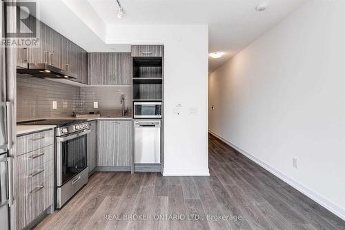 502 - 219 Dundas Street E, Toronto, ON - Indoor Photo Showing Kitchen With Upgraded Kitchen