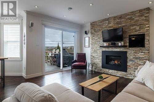 358 Lanark Drive, Paradise, NL - Indoor Photo Showing Living Room With Fireplace