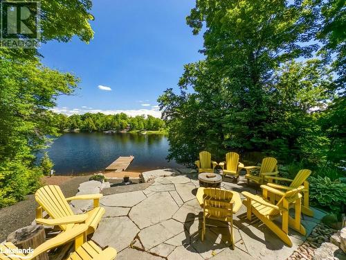 Viewing patio - 3 Lyndsey Lane, Mckellar, ON - Outdoor With Body Of Water With View