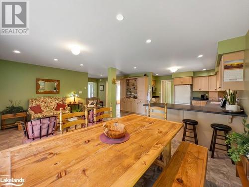 Dining overview - 3 Lyndsey Lane, Mckellar, ON - Indoor Photo Showing Dining Room