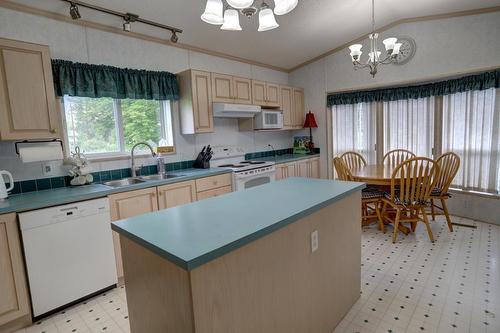 2591 Settlement Road, Lister, BC - Indoor Photo Showing Kitchen With Double Sink