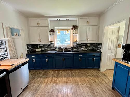 216 4Th Avenue, Nakusp, BC - Indoor Photo Showing Kitchen With Double Sink