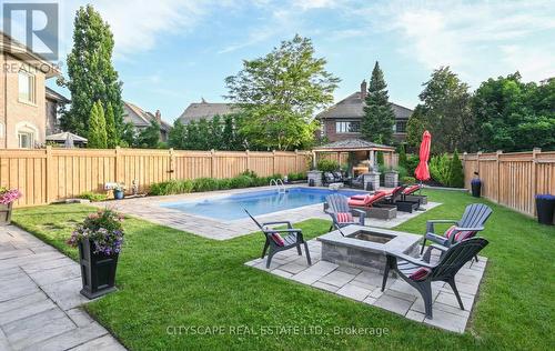 2242 Rosegate Drive, Mississauga, ON - Outdoor With In Ground Pool With Deck Patio Veranda With Backyard