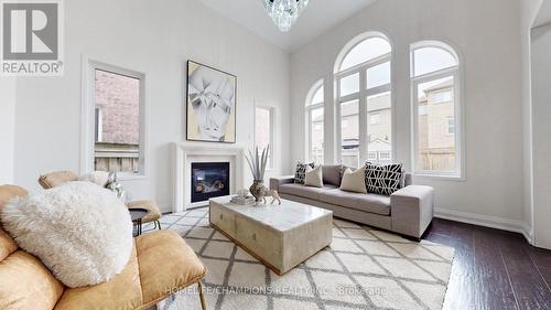 58 Ted Miller Drive, Clarington, ON - Indoor Photo Showing Living Room With Fireplace