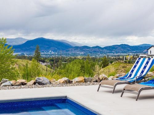 1562 Antler Court, Kelowna, BC - Outdoor With Body Of Water With In Ground Pool With View