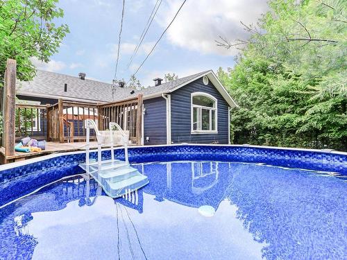 Pool - 1277 Rue Des Faisans, Prévost, QC - Outdoor With Above Ground Pool