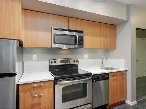 101-834 Johnson St, Victoria, BC - Indoor Photo Showing Kitchen