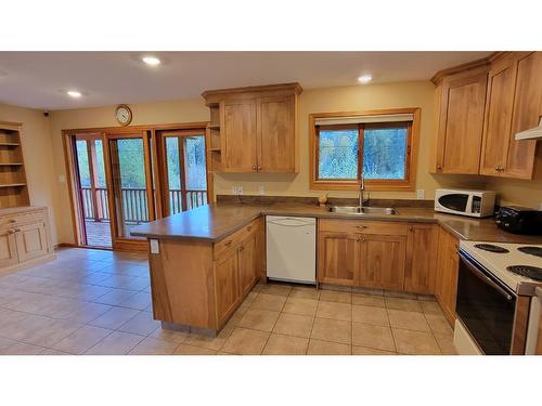 2200 Yellowhead Highway S, Clearwater, BC - Indoor Photo Showing Kitchen With Double Sink