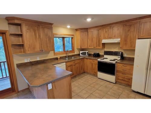 2200 Yellowhead Highway S, Clearwater, BC - Indoor Photo Showing Kitchen With Double Sink