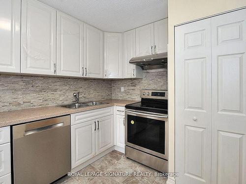 702-10 Tangreen Crt, Toronto, ON - Indoor Photo Showing Kitchen With Double Sink