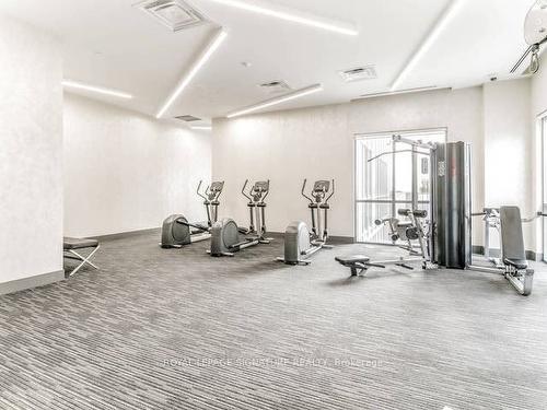 903-5025 Four Springs Ave, Mississauga, ON - Indoor Photo Showing Gym Room