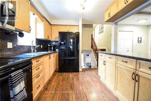 99 Old Carriage Drive, Kitchener, ON - Indoor Photo Showing Kitchen With Double Sink