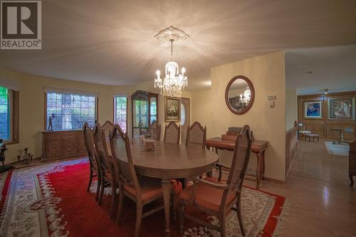 1205 Fox Tree Road, Creston, BC - Indoor Photo Showing Dining Room