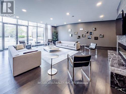 1911 - 5162 Yonge Street, Toronto, ON - Indoor Photo Showing Living Room With Fireplace