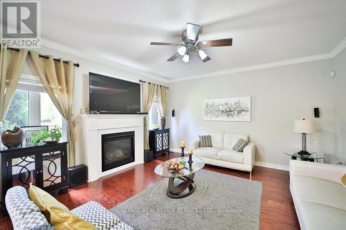 44 Game Creek Crescent, Brampton, ON - Indoor Photo Showing Living Room With Fireplace