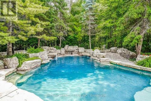 457 St. Johns Sideroad, Aurora, ON - Outdoor With In Ground Pool With Backyard