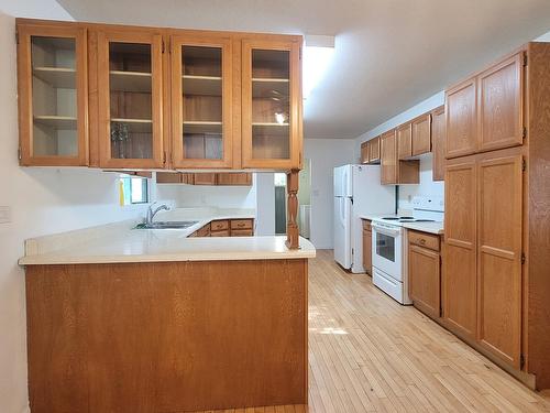 7461 2Nd St, Grand Forks, BC - Indoor Photo Showing Kitchen With Double Sink