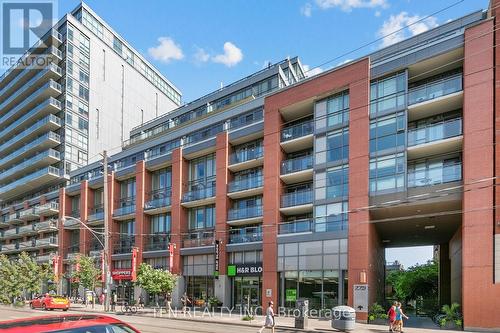 906 - 775 King Street W, Toronto (Niagara), ON - Outdoor With Balcony With Facade