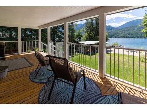 5810 Highway 3A, Nelson, BC - Outdoor With Body Of Water With Deck Patio Veranda With Exterior