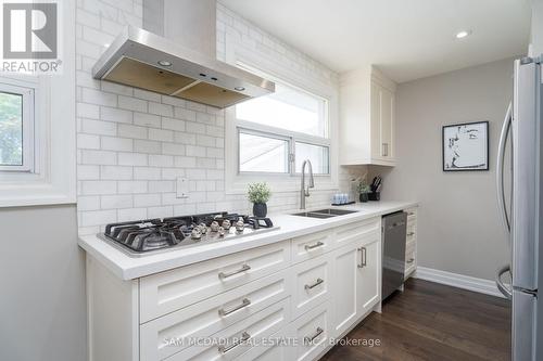 390 Marf Avenue, Mississauga, ON - Indoor Photo Showing Kitchen With Double Sink