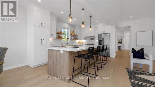 121 Whitefish Crescent, Hamilton (Stoney Creek), ON - Indoor Photo Showing Kitchen With Upgraded Kitchen