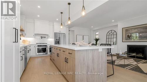 121 Whitefish Crescent, Hamilton (Stoney Creek), ON - Indoor Photo Showing Kitchen With Upgraded Kitchen