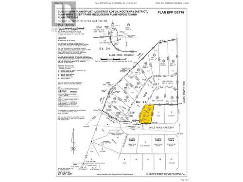 Lot 16 Eagle Ridge  N Crescent, Cranbrook, BC - Other