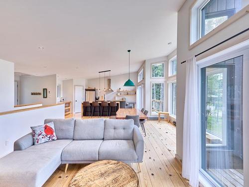 Salon - 65 Ch. Joseph-Hubert, Saint-Donat, QC - Indoor Photo Showing Living Room