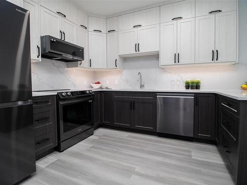 201-4474 Wellington Rd, Nanaimo, BC - Indoor Photo Showing Kitchen With Upgraded Kitchen