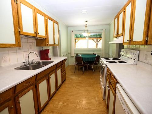 1468 Agate Bay Rd, Barriere, BC - Indoor Photo Showing Kitchen With Double Sink