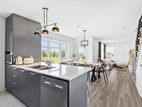 Vue d'ensemble - 316A-5505 Rue De Châteauneuf, Brossard, QC - Indoor Photo Showing Kitchen With Double Sink With Upgraded Kitchen