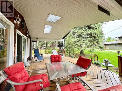 209 Al Drive, Turtle Lake, SK - Outdoor With Deck Patio Veranda With Exterior