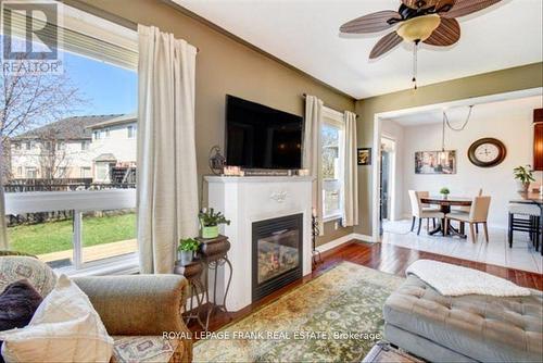 1144 Scollard Drive, Peterborough, ON - Indoor Photo Showing Living Room With Fireplace