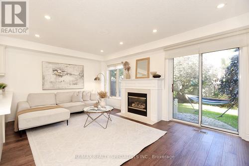 6867 Postmaster Ridge, Mississauga, ON - Indoor Photo Showing Living Room With Fireplace