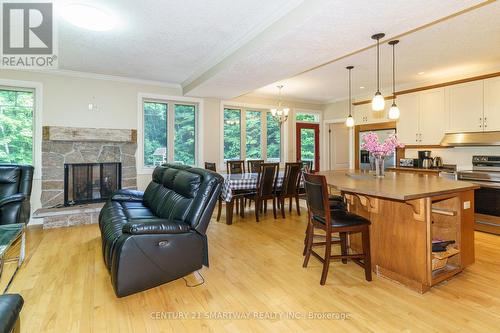 1066 Tally-Ho Winter Park Road, Lake Of Bays, ON - Indoor With Fireplace