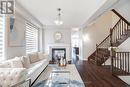 18 Stellar Avenue, Caledon, ON  - Indoor Photo Showing Living Room With Fireplace 