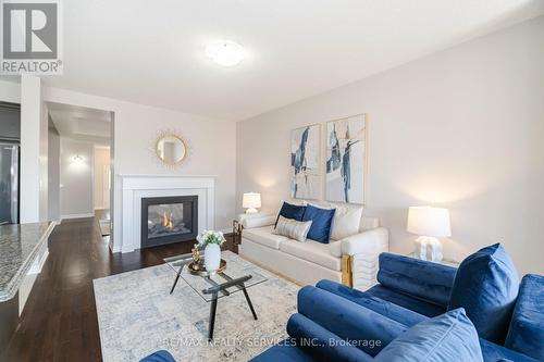 18 Stellar Avenue, Caledon, ON - Indoor Photo Showing Living Room With Fireplace