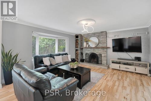 16627 Mount Wolfe Road, Caledon, ON - Indoor Photo Showing Living Room With Fireplace