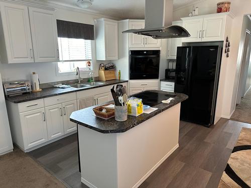 4506 Moan Road, Wasa, BC - Indoor Photo Showing Kitchen With Double Sink